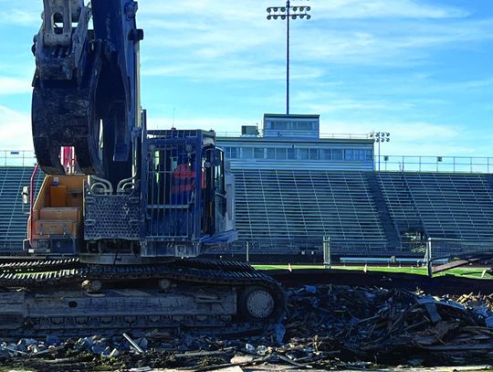 BISD Stadium getting partial face lift