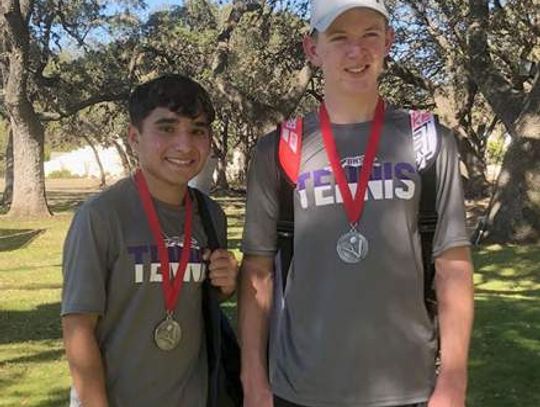 BISD tennis teams in action