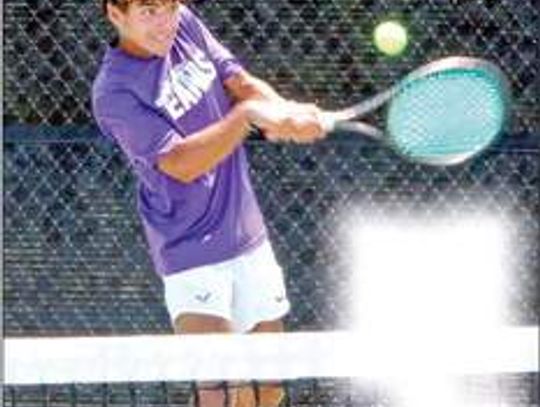 BISD tennis teams in action at NS tourney