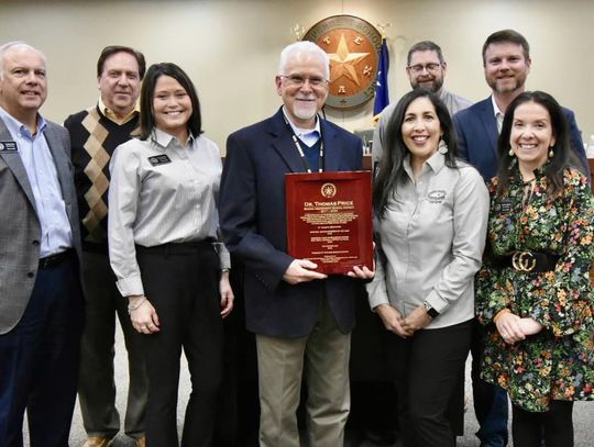 Board honors outgoing Superintendent Price