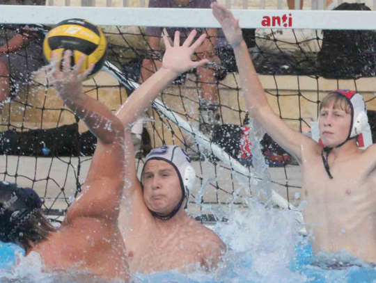 Boerne Champion faces Boerne High in water polo