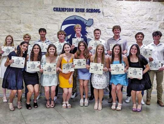 Boerne Champion Track & Field Athletic Ceremony