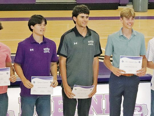 Boerne High Boys Basketball Awards Ceremony