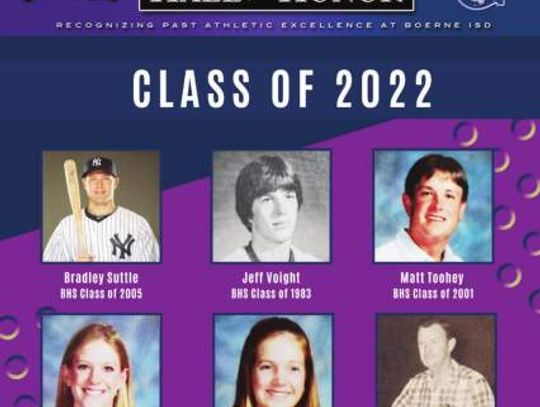 Boerne ISD announces 2022 Athletic Hall of Honor class