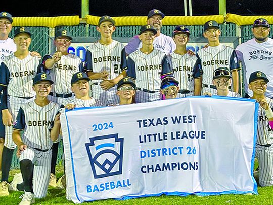 Boerne Little League team wins District tourney, heads to Sectionals with eyes on a state bid