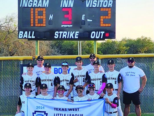 Boerne Little Leaguers headed to state tournament