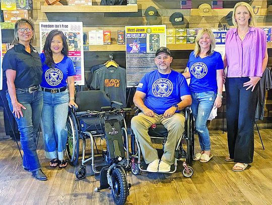Boerne paralympian Tabansky gets customized wheelchair