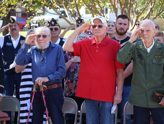 Boerne pays homage to those who have served, during Monday's Veterans Day ceremony