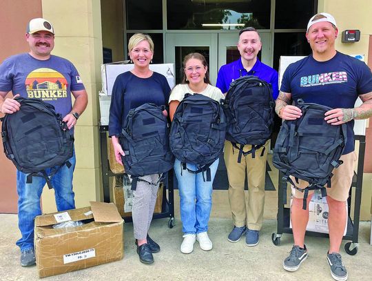 Bunker Branding brings backpacks to BISD