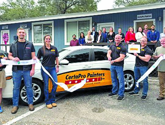 CertaPro Painters welcome Chamber crew