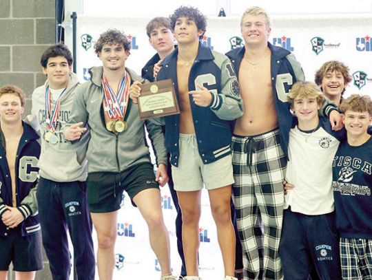 Champion boys finish second at regional swim/dive meet