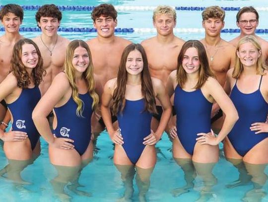 Champion Chargers Swim and Dive Team