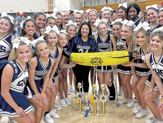 Champion cheer competes at UCA camp