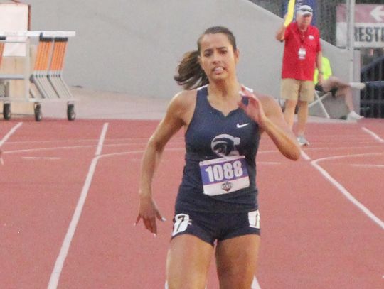 Champion competes at 5A state track meet