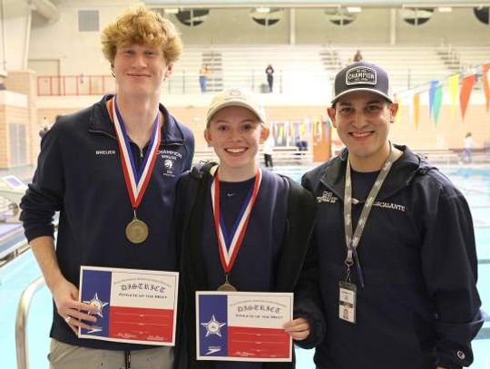 Champion divers dominate at district 