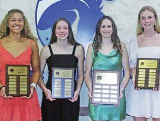 Champion Girls Basketball Team Award Winners