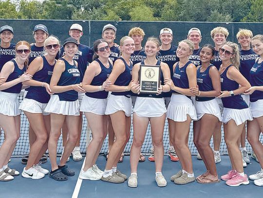 Champion tennis team wins Northside ISD tournament