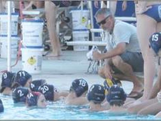 Champion water polo teams in action