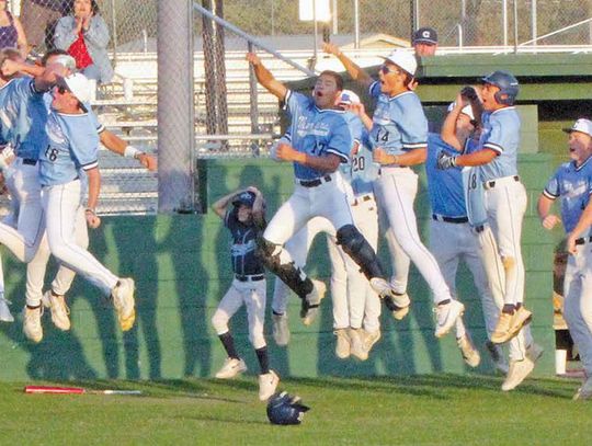 Champion wins at Greyhound Field to earn split with BHS