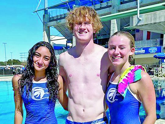 Charger divers take top spots at recent meet