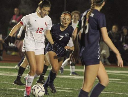 Charger girls split last two soccer matches