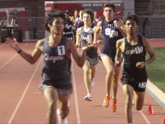 Charger varsity squads both capture second at district track and field meet