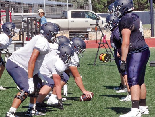 Chargers begin football workouts