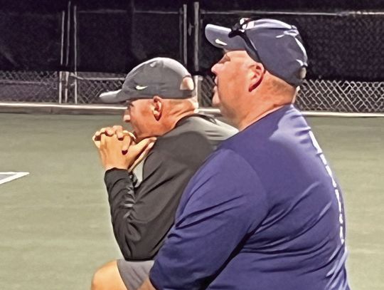 Chargers defeat Greyhounds in first-ever district tennis match