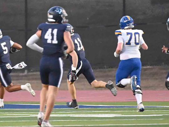 Chargers dominant another opponent as they defeat Austin Anderson, 61-32
