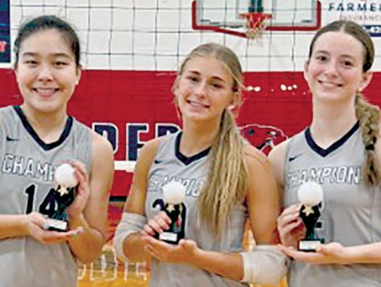 Chargers have a ball at Bev Ball v-ball tourney and finish second