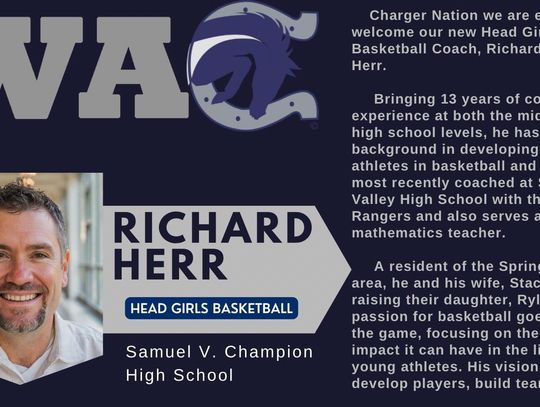 Chargers hire new girls basketball coach