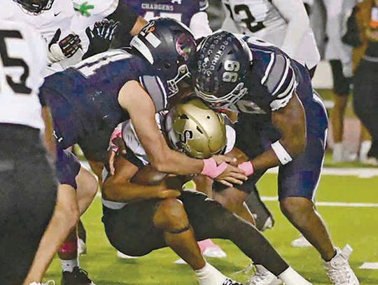 Chargers maul Matadors by 50 points