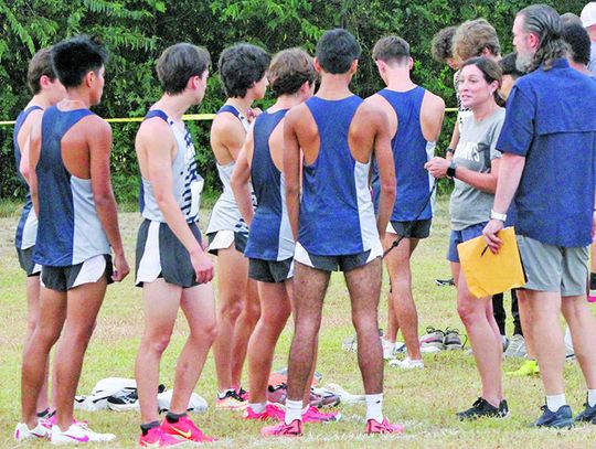 Chargers run at Hays CISD XC Invite