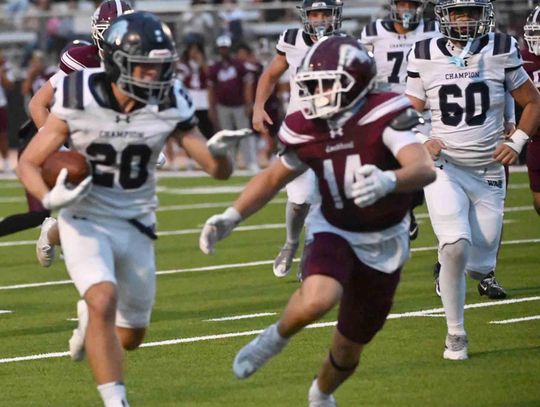 Chargers rush for eight touchdowns as they lock up Lockhart, 56-0