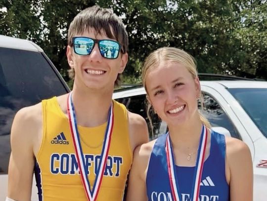 Comfort qualifies two for state in field events
