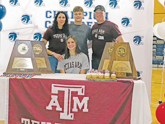 Cora Skoog signs with Texas A&M University Cora Skoog signs with Texas A&M University