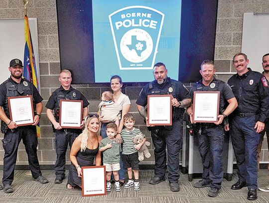 Department honors life-saving officers, nurse