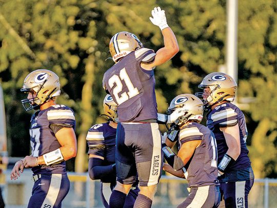 Eagles dominate district opponent on the road