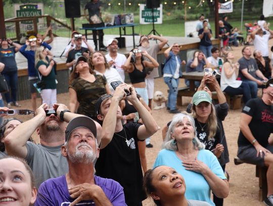 Total Solar Eclipse, however brief, entertains the masses