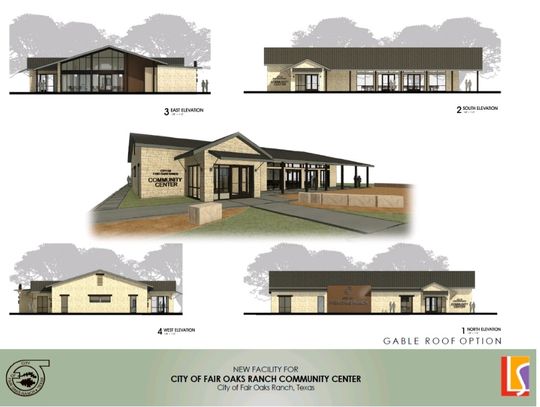Fair Oaks Ranch adopts exterior design, roof option for community center