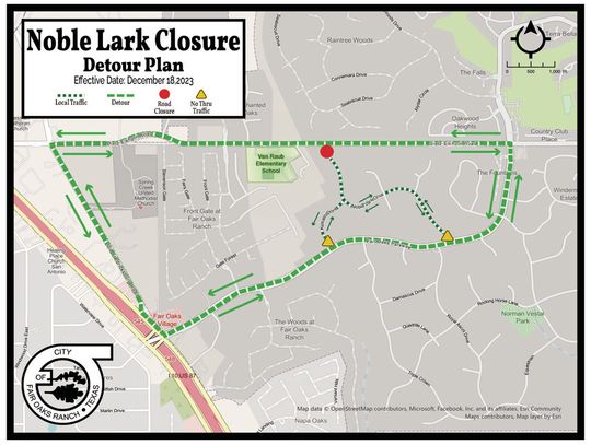 Fair Oaks Ranch closes intersection near school