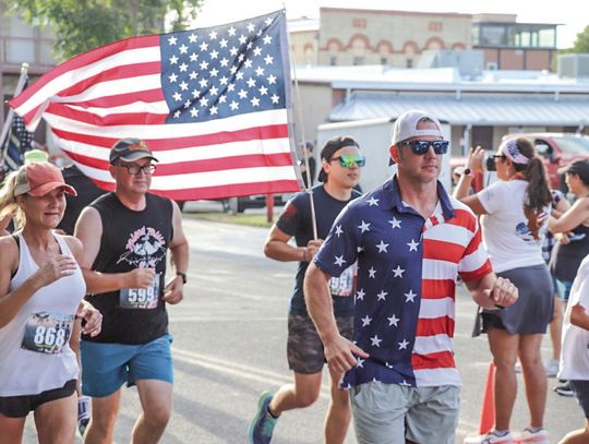 Flags fly high in July 4 run