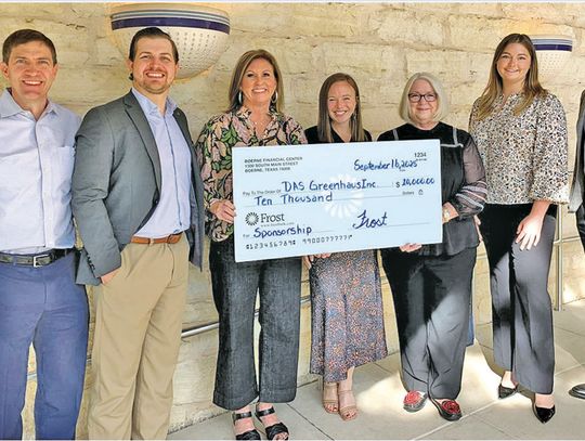 Frost Bank continues Das Greenhaus support