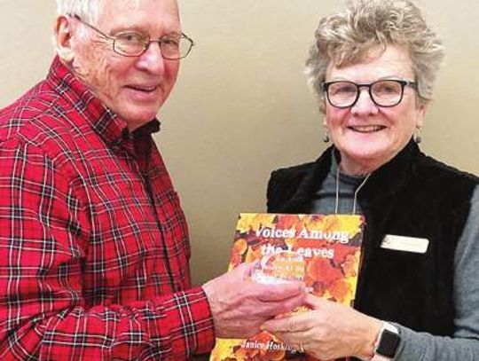 Genealogical Society of Kendall County presents history award