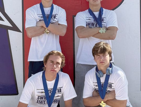 Geneva earns two gold medals at TAPPS state swim meet