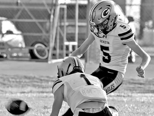 Geneva kicker reaches milestone