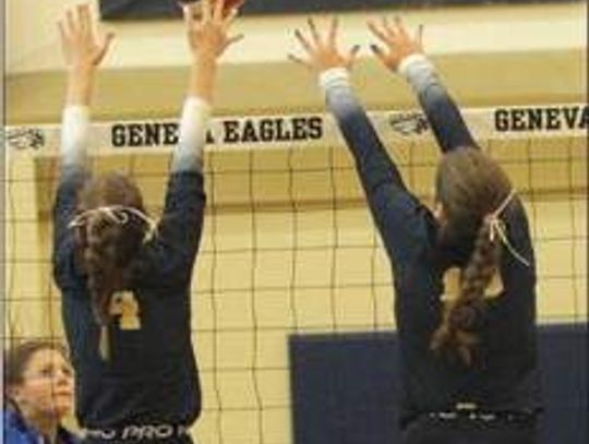 Geneva opens district volleyball action