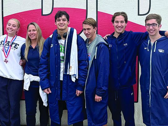 Geneva swimmers compete at TAPPS state meet where girls relay earns bronze medal