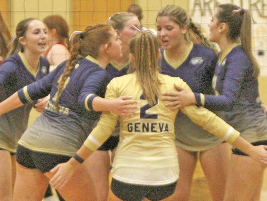 Geneva volleyball wins in state semifinals, advances to championship match Saturday