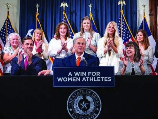 Governor Abbott signs Save Women’s Sports Act